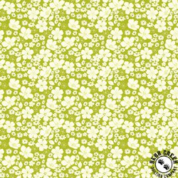 Here Comes The Sun by Riley Blake Designs Floral Lime