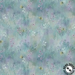 Clothworks Serenity Meadow Light Sky Clothworks Serenity Meadow Light Sky