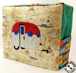 Row by Row On The Go Sewing Machine Cover Free Pattern by Timeles Treasures