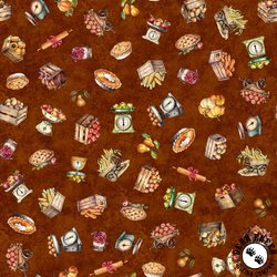 QT Fabrics Autumn Spice Autumn Foods Nutmeg