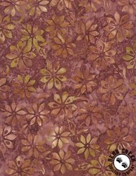 Wilmington Prints Oasis Batik Small Florals Burgundy Wilmington Prints Oasis Batik Small Florals Burgundy
