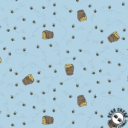 Riley Blake Designs Winnie The Pooh Bees Blue Riley Blake Designs Winnie The Pooh Bees Blue