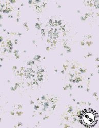 Wilmington Prints Au Naturel Large Floral Purple