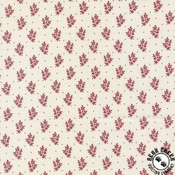 Moda American Gatherings III Flower Sprig Cloud/Crimson Moda American Gatherings III Flower Sprig Cloud/Crimson