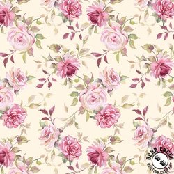 P&B Textiles Yours Truly Shabby Floral Cream P&B Textiles Yours Truly Shabby Floral Cream
