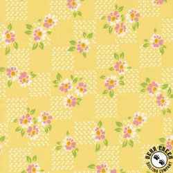 Moda On The Bright Side Fields Small Floral Lemon