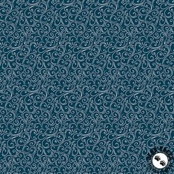 Riley Blake Designs Winter Magic Swirls Navy Riley Blake Designs Winter Magic Swirls Navy