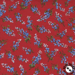 Moda Wildflowers Bluebonnet Toss Poppy Moda Wildflowers Bluebonnet Toss Poppy