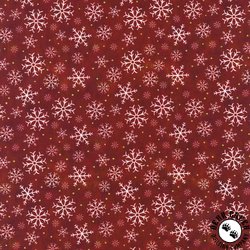 In The Beginning Winter Solstice II Snowflakes Red In The Beginning Winter Solstice II Snowflakes Red