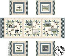 Lodge Life Table Set Free Quilt Pattern