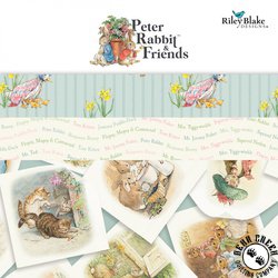 Peter Rabbit and Friends Strip Roll by Riley Blake Designs