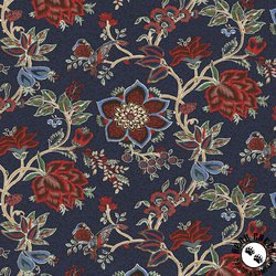 Windham Fabrics Duchess Scarlet Serenade Navy Windham Fabrics Duchess Scarlet Serenade Navy