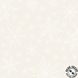 Maywood Studio Solitaire Delicate Snowflakes Soft White