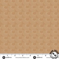 Andover Fabrics Coastal Walk Pebble Cinnamon