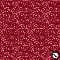 Marcus Fabrics Paula's New Companions Flower Toss Red