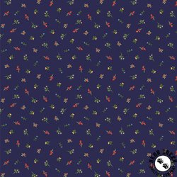Windham Fabrics Lily Floral Spritz Royal Windham Fabrics Lily Floral Spritz Royal
