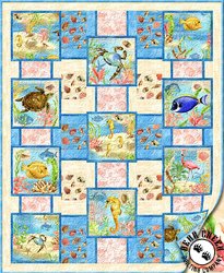 Seaside Wonders Free Quilt Pattern by Wilmington Prints