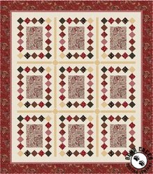 Circa Turkey Red Paisley Bake Off Free Quilt Pattern