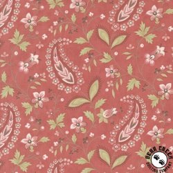 Moda Muse Paisley Vine Scarlet Moda Muse Paisley Vine Scarlet