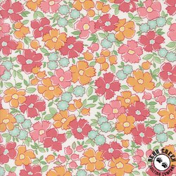 Moda Summertime Flower Patch Cream/Pastel