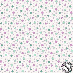 Maywood Studio Dilly Dally Shapes Purple/Green Maywood Studio Dilly Dally Shapes Purple/Green