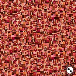 Andover Golden Patchwork Red