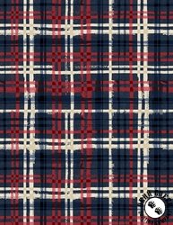 Wilmington Prints Stars of Valor Plaid All Over Navy Wilmington Prints Stars of Valor Plaid All Over Navy