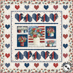 Farmhouse Americana Heart of the Country Free Quilt Pattern Farmhouse Americana Heart of the Country Free Quilt Pattern