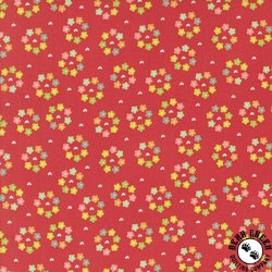 Moda Raspberry Summer Rosy Small Floral Raspberry Moda Raspberry Summer Rosy Small Floral Raspberry