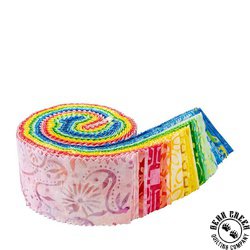 Expressions Batiks Sorbet and Sundaes Strip Roll by Riley Blake Designs Expressions Batiks Sorbet and Sundaes Strip Roll by Riley Blake Designs