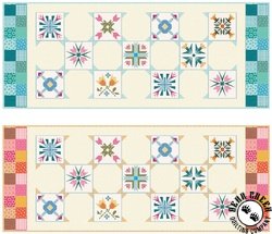 Things With Wings Table Runner Free Quilt Pattern