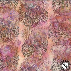 Hoffman Fabrics Jelly Fish Batiks Anemone Creamsicle