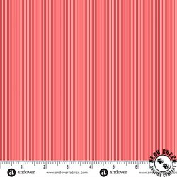 Andover Fabrics Afternoon Tea Pin Stripe Red