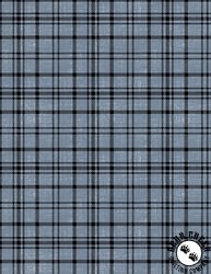 Wilmington Prints Timberland Trails Plaid Texture Blue Wilmington Prints Timberland Trails Plaid Texture Blue