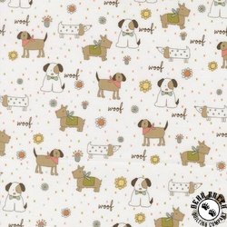 Moda Lucky Puppy Parade Cloud
