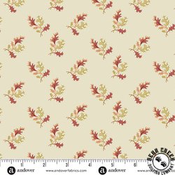 Andover Fabrics Dahlia Holly Berry Dawn