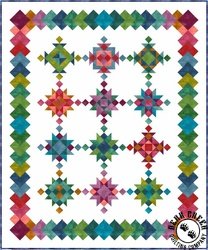 Chroma Shuffle (White) Block of the Month - REGISTRATION
