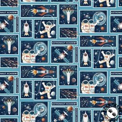Henry Glass Milky Way Patchwork Blue Henry Glass Milky Way Patchwork Blue