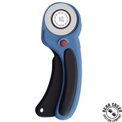 Olfa Splash 45mm Ergonomic Rotary Cutter - Pacific Blue