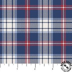 Northcott Cowboy Blues Large Check Cream/Multi Northcott Cowboy Blues Large Check Cream/Multi