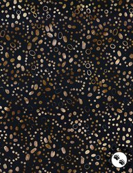 Wilmington Prints Cinnamon Twist Batiks Dotty Toss Black