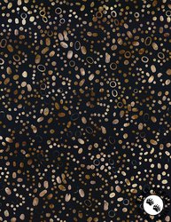 Wilmington Prints Cinnamon Twist Batiks Dotty Toss Black