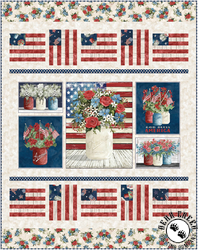 Farmhouse Americana God Bless America Quilt Free Quilt Pattern