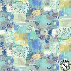 Clothworks Painter's Joy Patchwork Multi Color Clothworks Painter's Joy Patchwork Multi Color