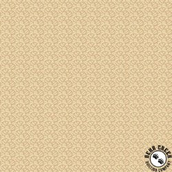 Marcus Fabrics Maple House Leaf Tessellation Beige