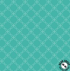 Maywood Studio Kimberbell Basics Lattice Teal Maywood Studio Kimberbell Basics Lattice Teal
