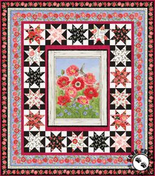 Poppy Meadows Free Quilt Pattern