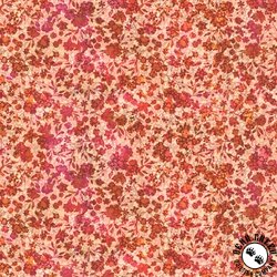 In The Beginning Fabrics Allure Flowering Vines Red