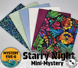 Mystery Five-0 M50 Mini Mystery Fat Quarter Bundle - VIVID #1