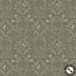 Windham Fabrics Forest Tales Dainty Damask Mushroom Windham Fabrics Forest Tales Dainty Damask Mushroom